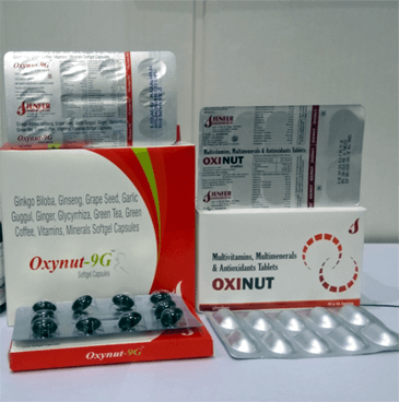 	oxynut 9g ginkobiloba, grape seed softgel	