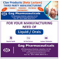 Gag Pharmaceuticals pharma pcd punjab